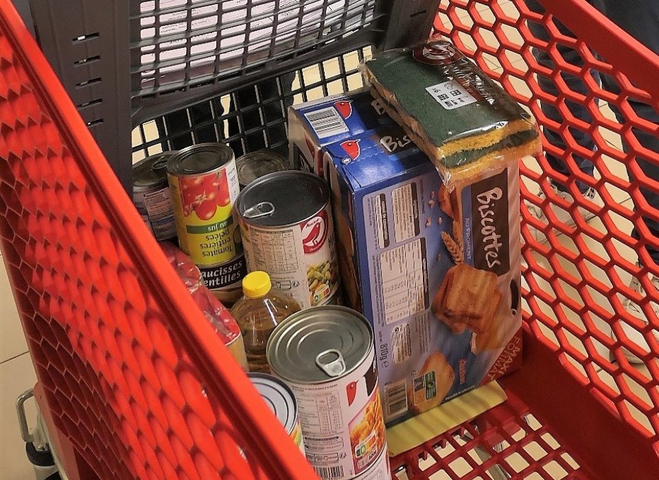 À Auchan à Vélizy, collecte alimentaire le 8 octobre