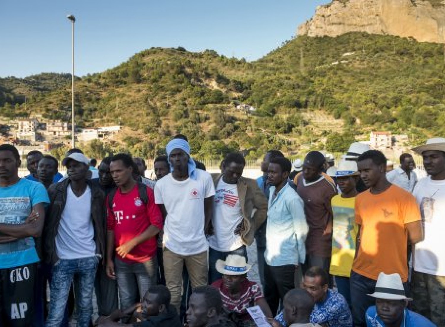 Arrivée des migrants